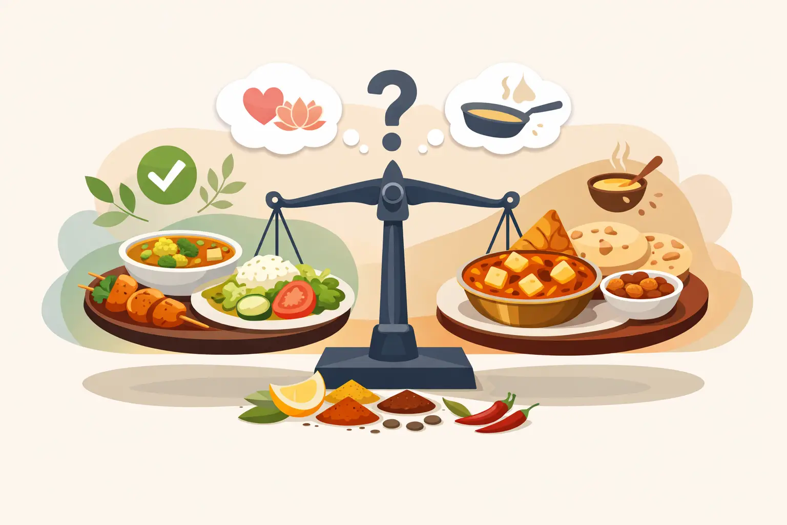How to Choose Lighter Indian Dishes