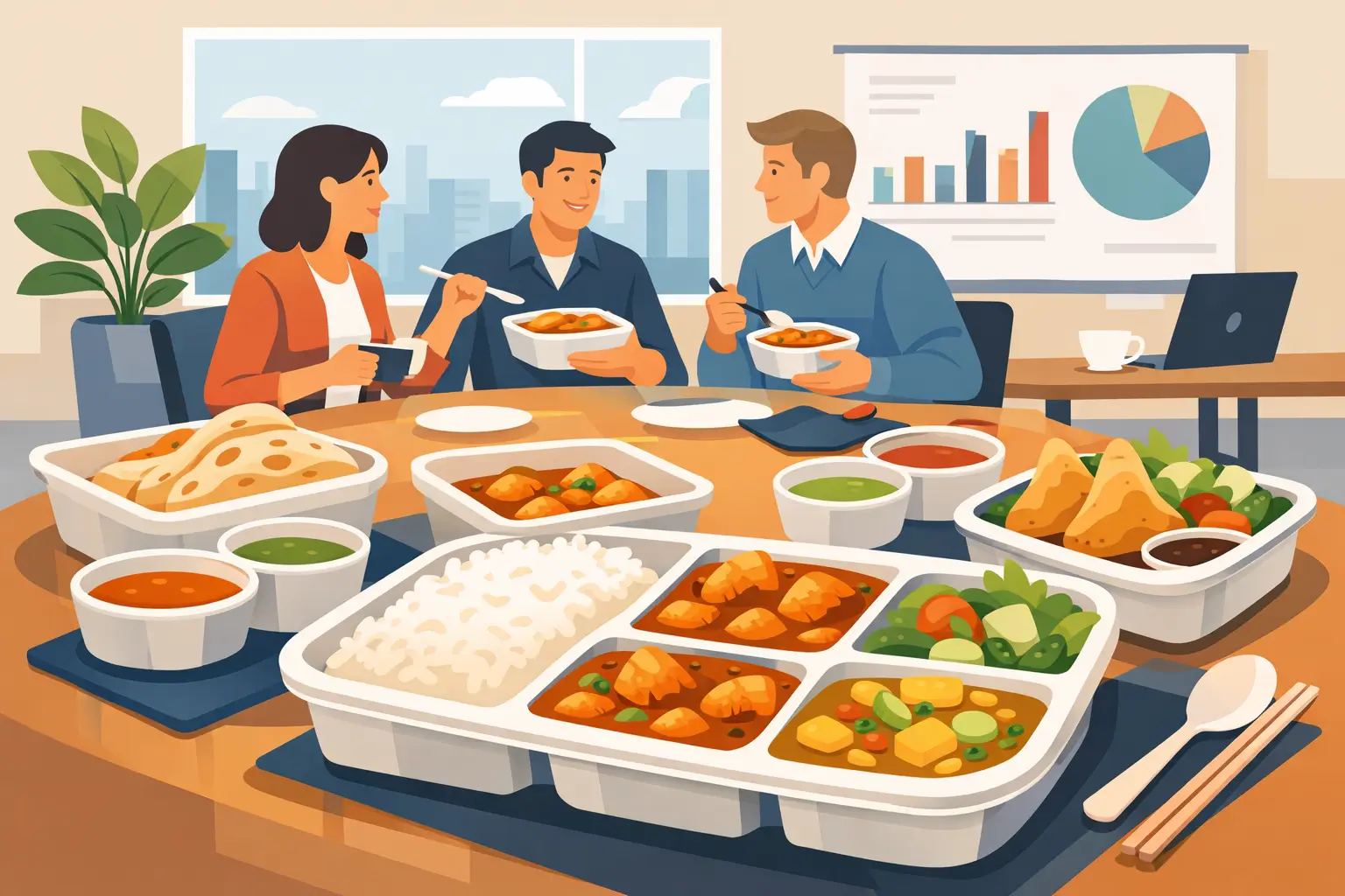 Office Curry Order Example for Easy Team Lunches