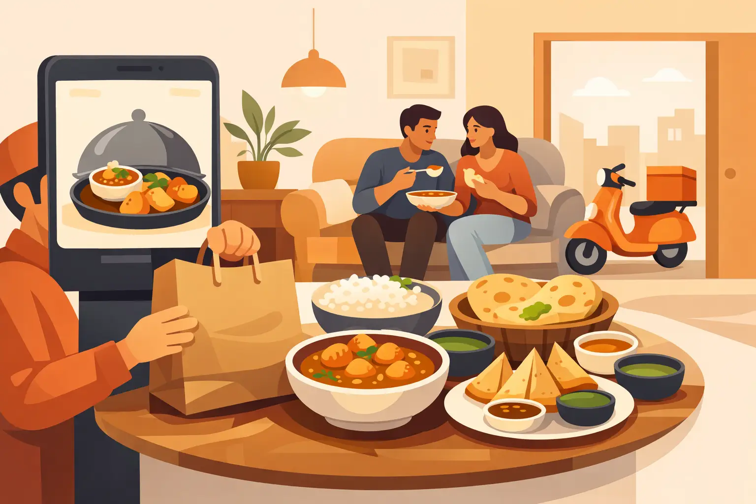 Restaurant Quality Indian Delivery at Home