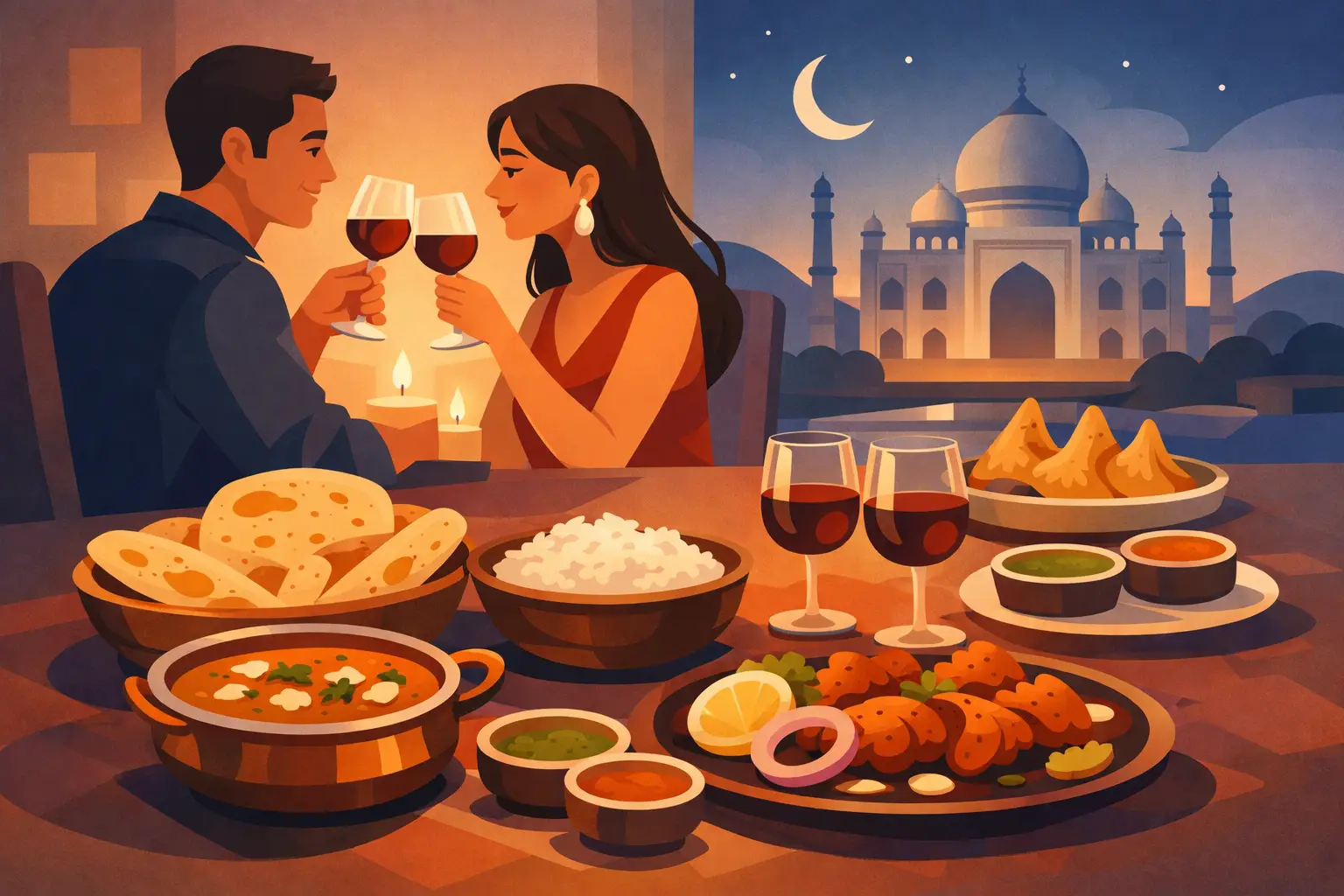 Date Night Indian Menu Example That Works