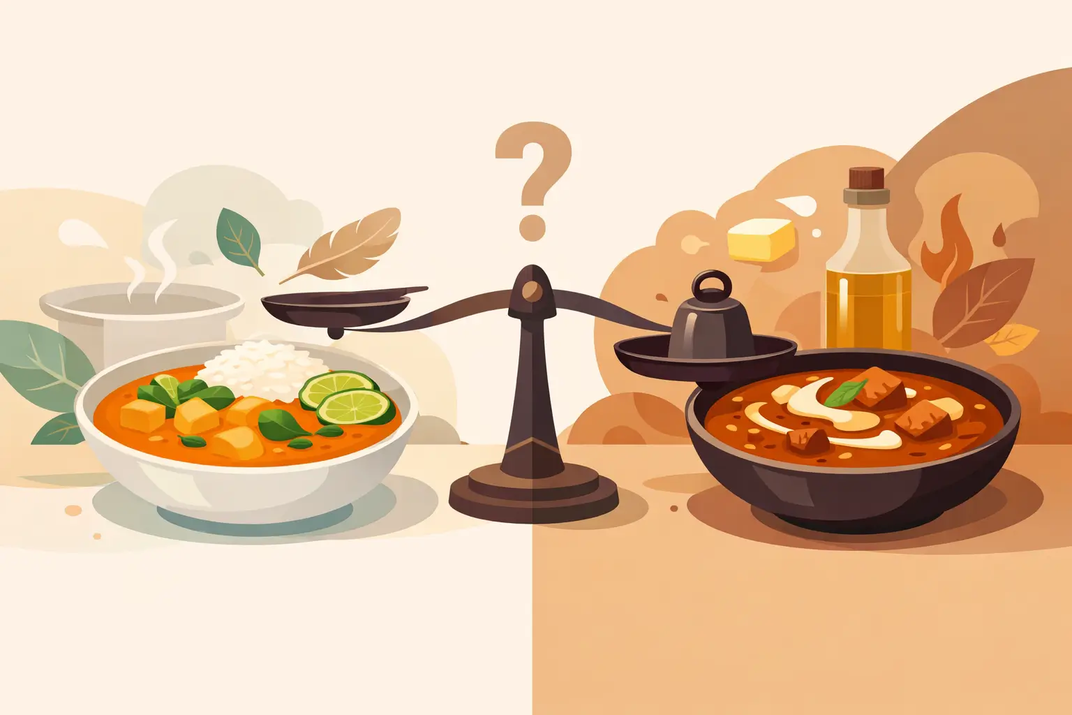 What Curry Is Less Heavy? Easy Picks