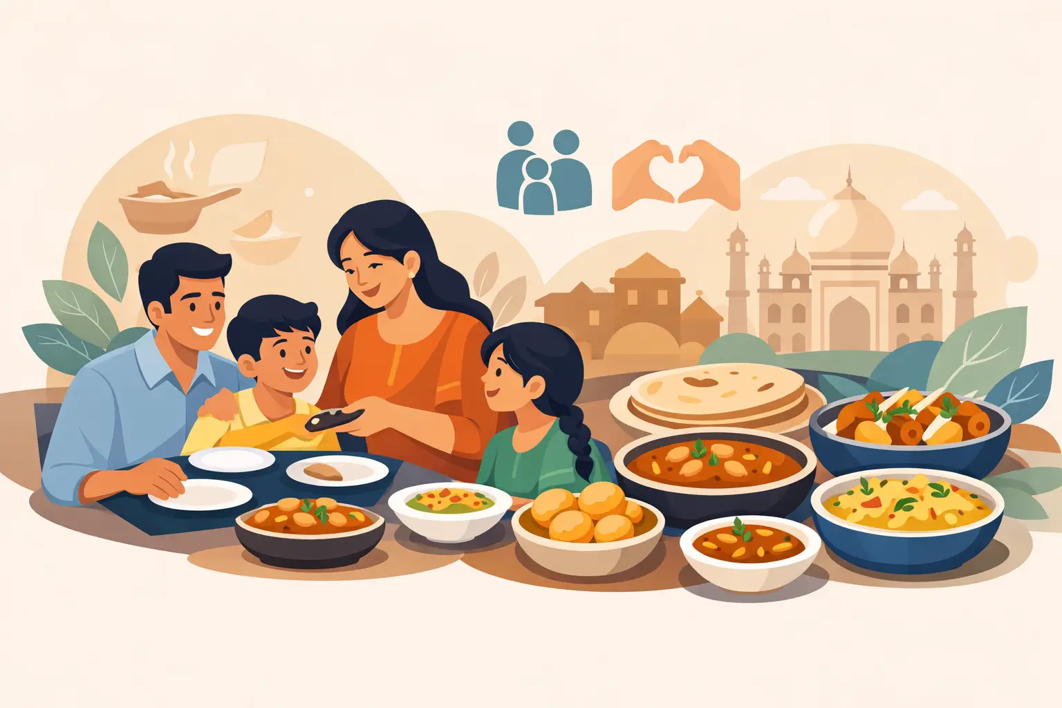 Which Indian Dishes Suit Families Best?