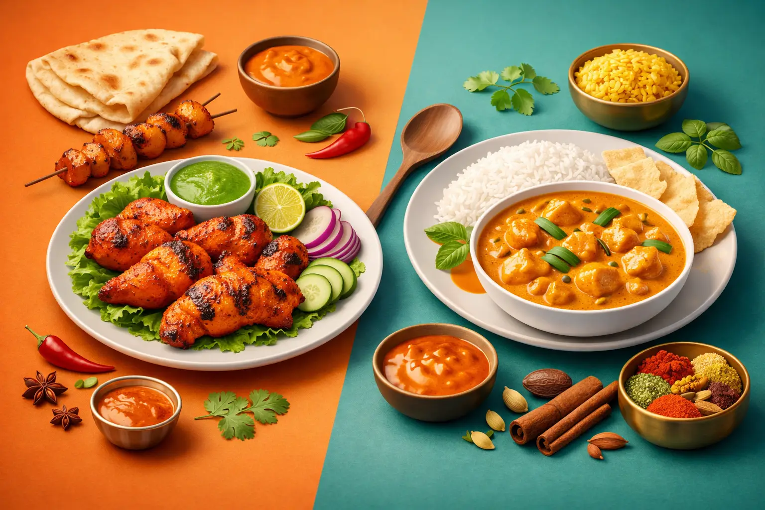 Tandoori or Curry for Dinner? Choose Your Best Plate