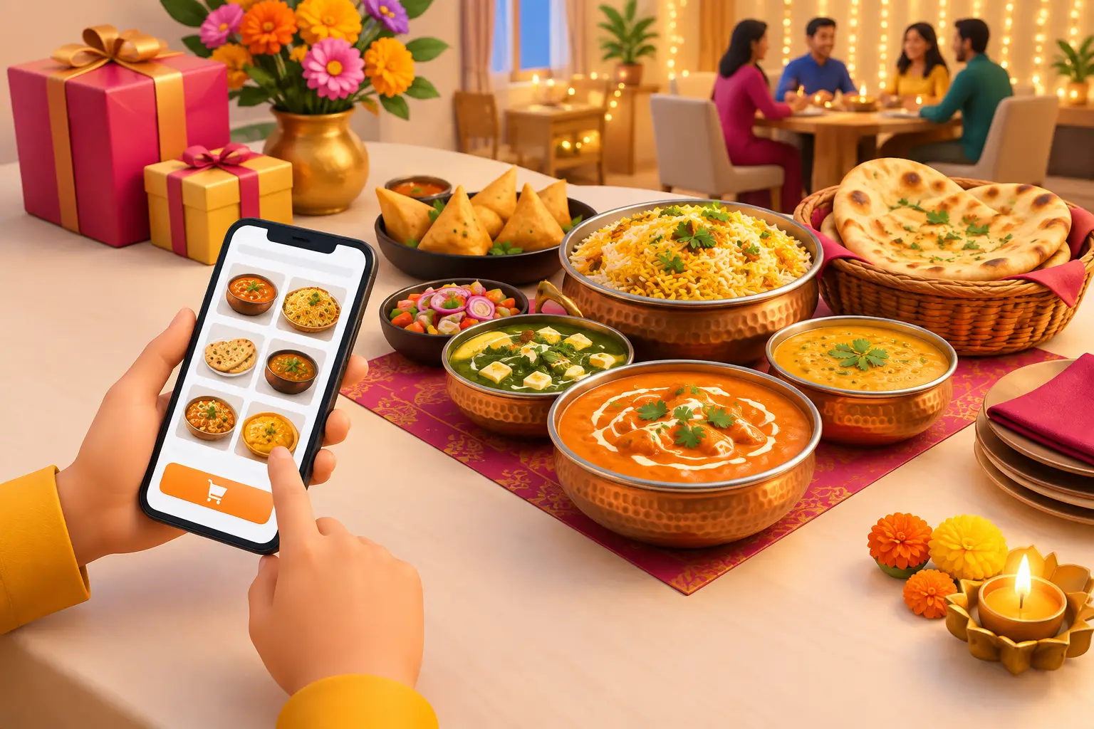 How to Order Indian Food for Celebrations